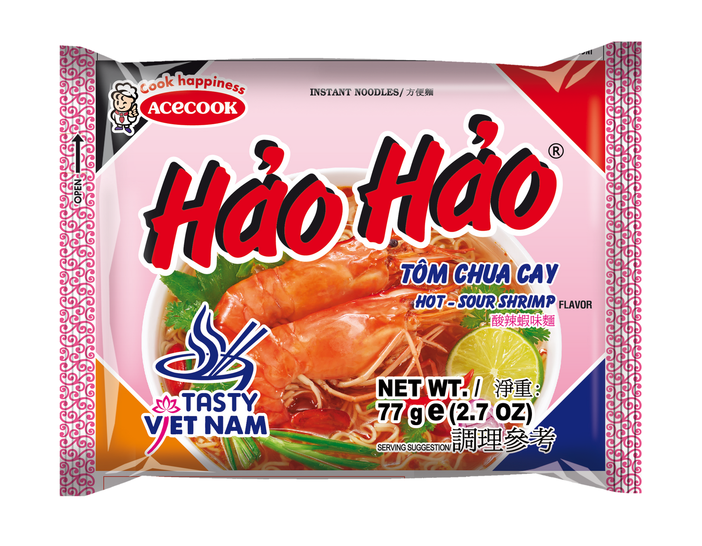 Hao Hao Hot-Sour Shrimp Flavour