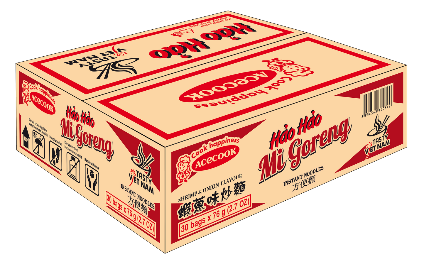 Hao Hao Mi Goreng Shrimp & Onion Flavour