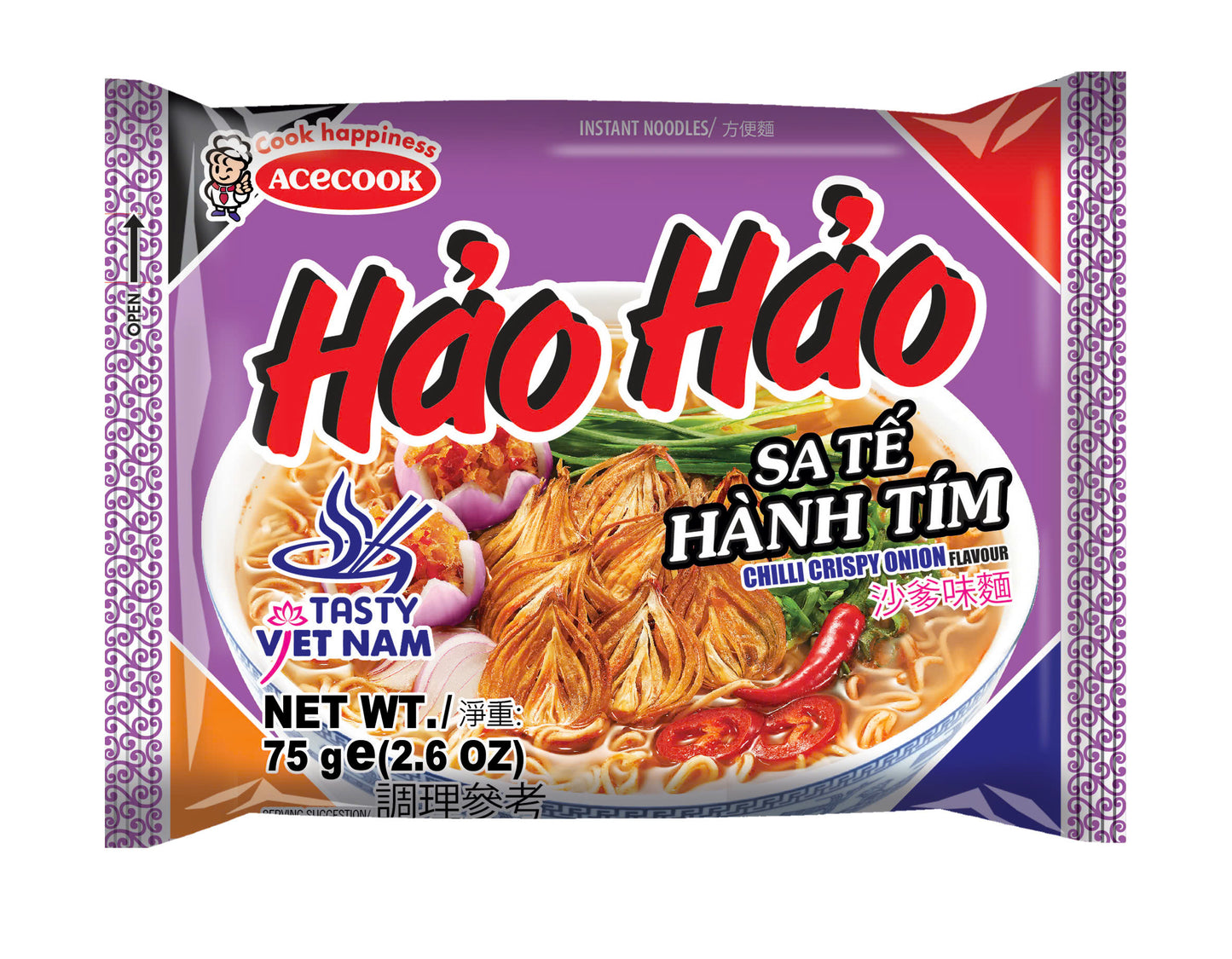 Hao Hao Chilli Crispy Onion Flavour